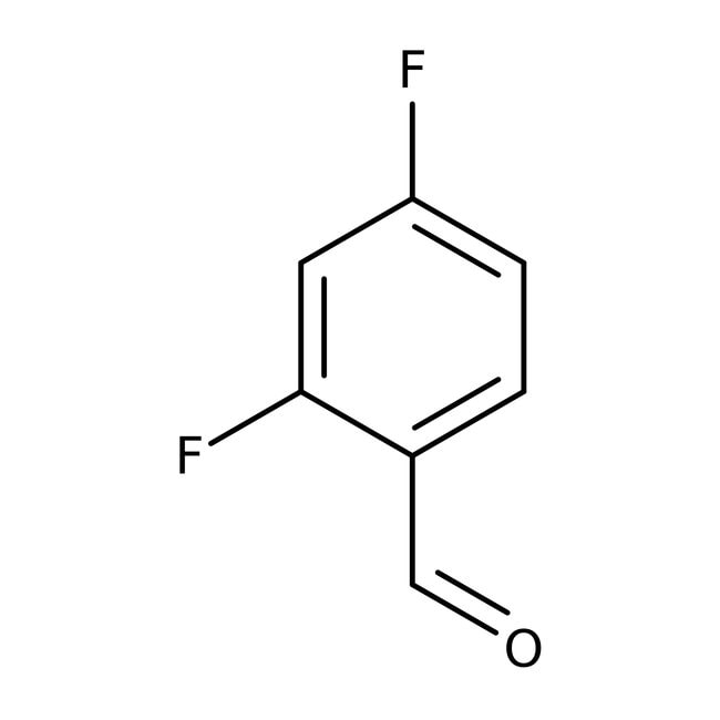 2,4-Difluorobenzaldehyde, 98%, C7H4F2O,
