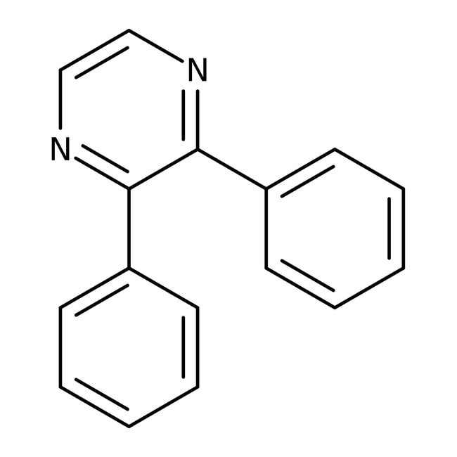 2,3-Diphenylpyrazine, 98%, C16H12N2, CAS