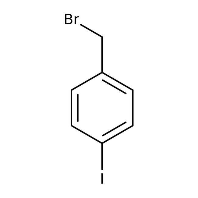 4-Iodobenzyl bromide, 97%, C7H6BrI, CAS