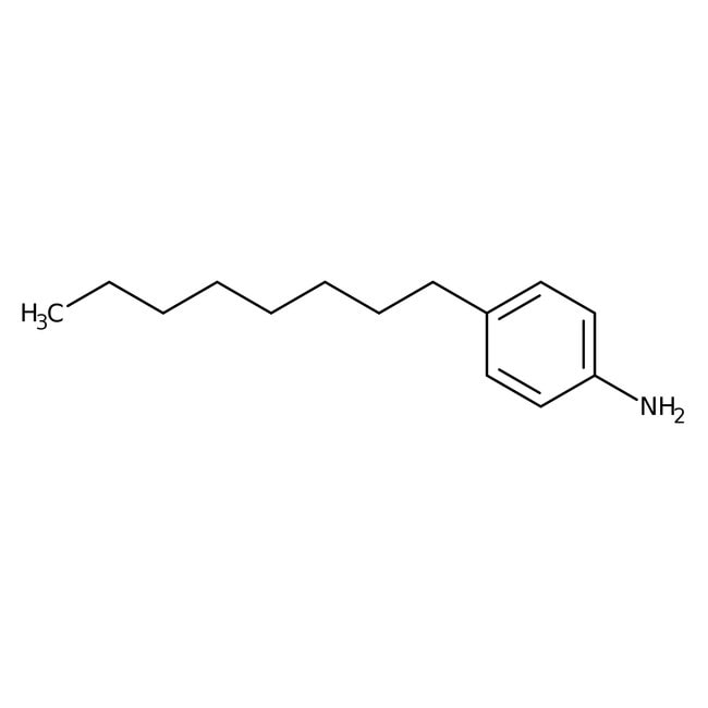 4-n-Octylaniline, 99%, C14H23N, CAS Numb