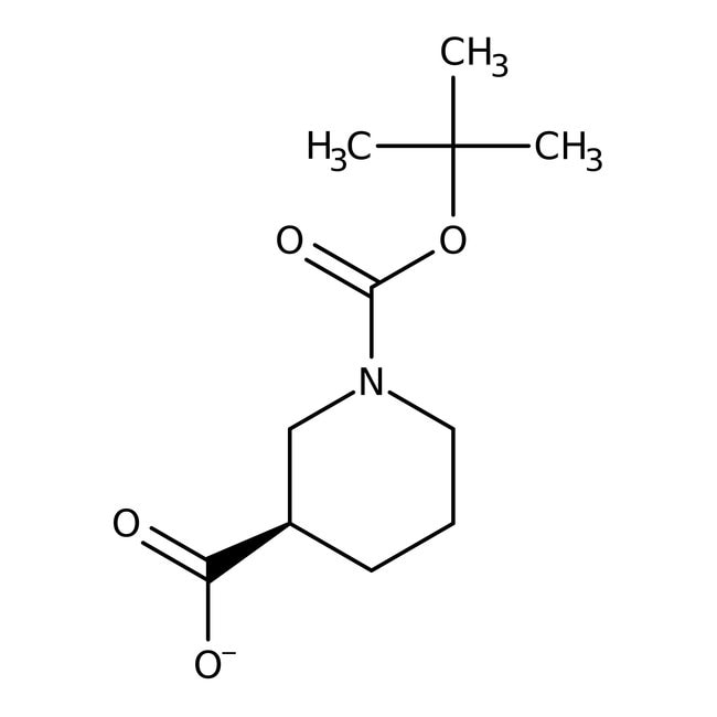 1-Boc-D-piperidin-3-carbonsäure, 97 %, T