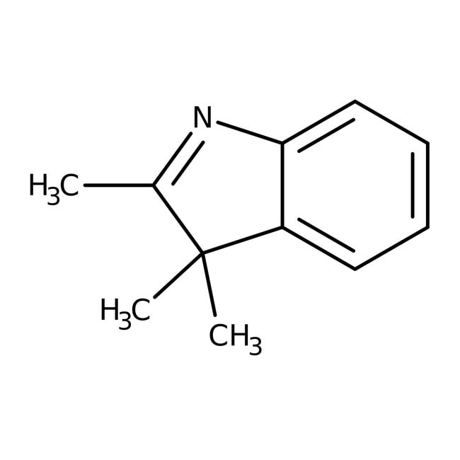 2,3,3-Trimethylindolenine, 98%, C11H13N,