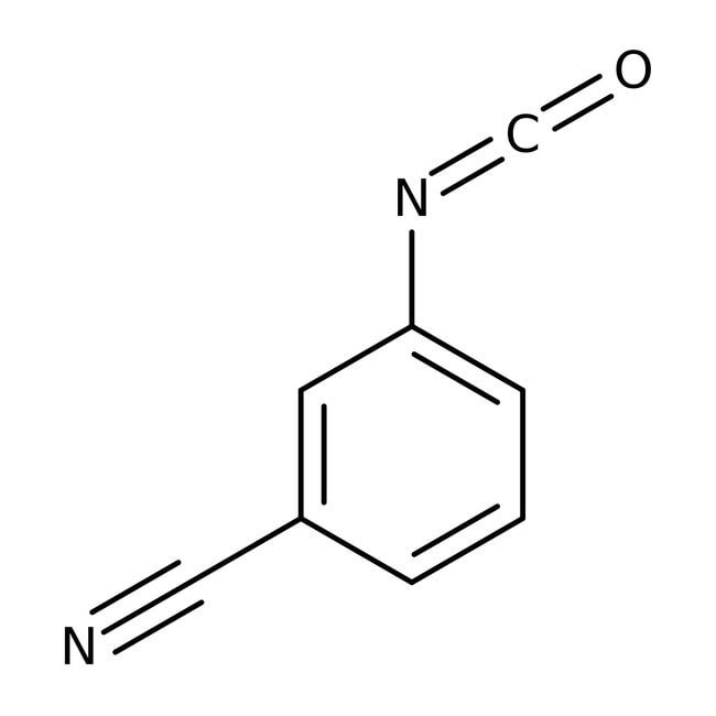 3-Cyanophenyl isocyanate, 97%, C8H4N2O,