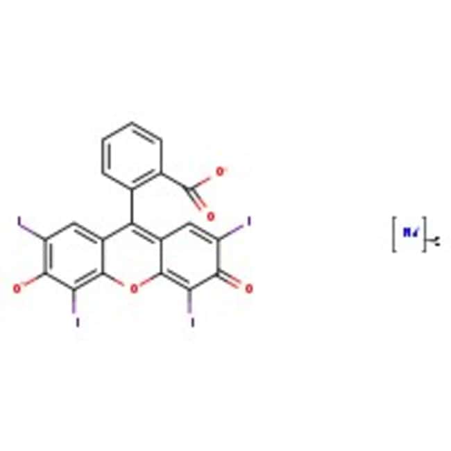 Erythrosin B, C40H14I8Na2O10, CAS Number