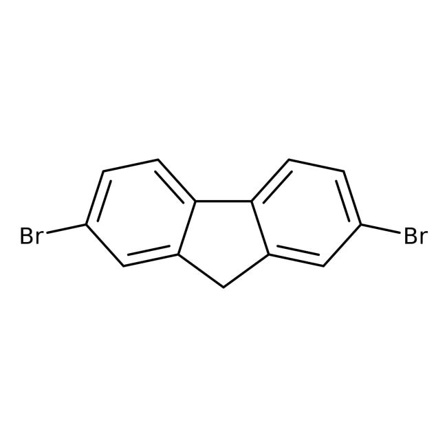 2,7-Dibromofluorene, 98%, C13H8Br2, CAS