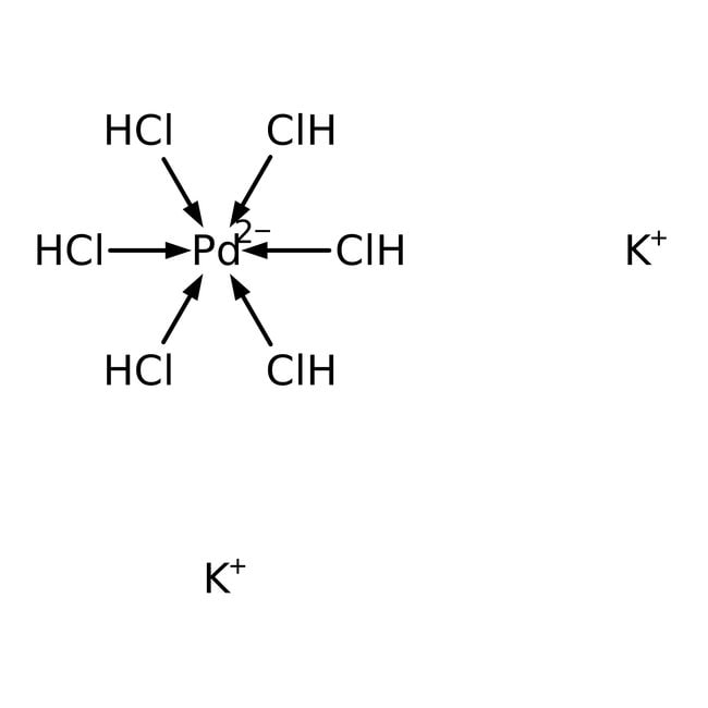 Kaliumhexachlorpalladat(IV), Pd 26.3 % m