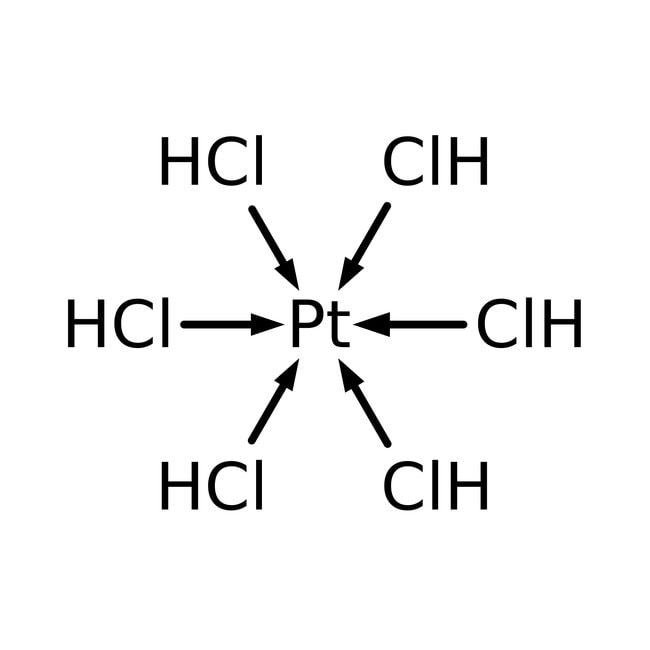 Dihydrogen hexachloroplatinate(IV) solut