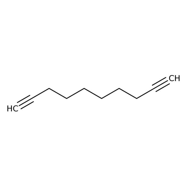 1,9-Decadiyne, 97%, C10H14, CAS Number-1