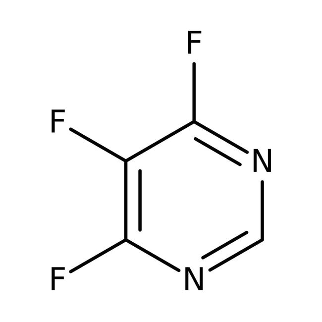 4,5,6-Trifluoropyrimidine, 97%, C4HF3N2,