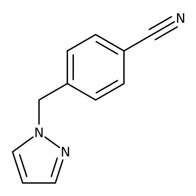 4-(1H-Pyrazol-1-ylmethyl)benzonitril, >-