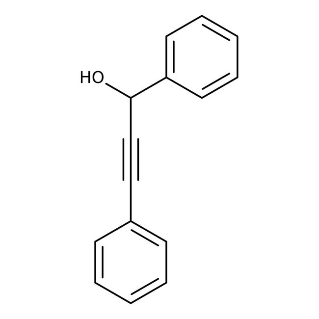 1,3-Diphenyl-2-propyn-1-ol, 90%, C15H12O