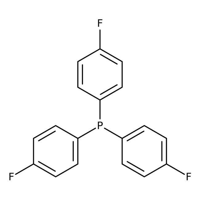 Tris(4-fluorophenyl)phosphine, 98%, C18H