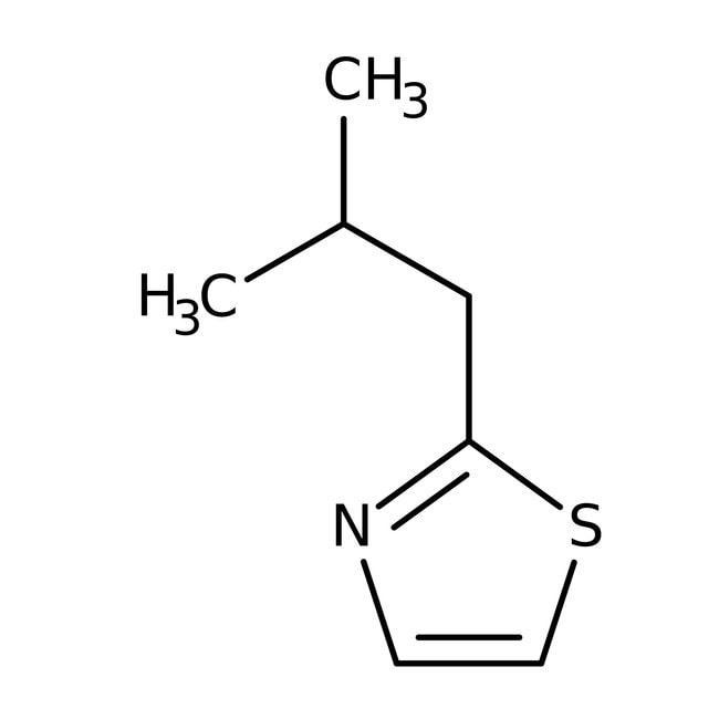 2-Isobutylthiazole, 99%, C7H11NS, CAS Nu