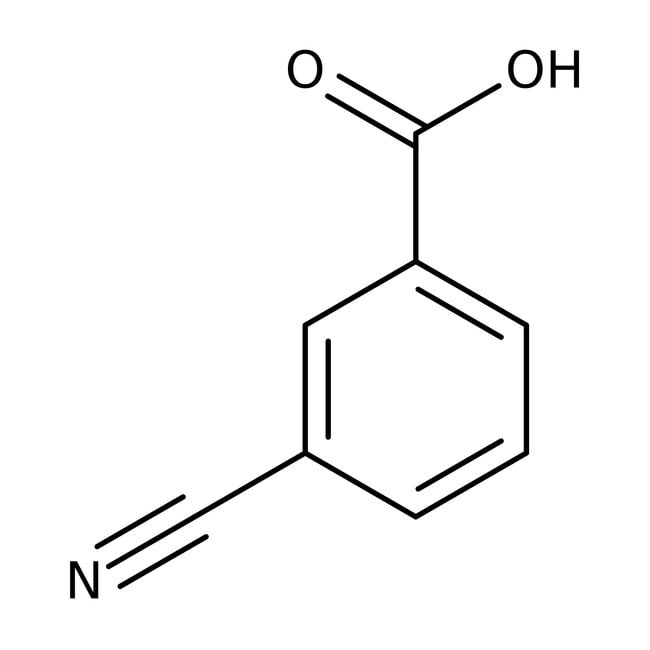 3-Cyanobenzoic acid, >-98%, C8H5NO2, CAS
