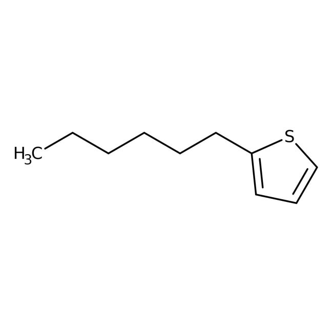 2-n-Hexylthiophene, 98%, C10H16S, CAS Nu