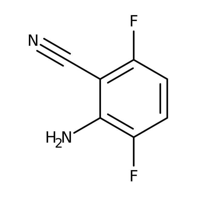 2-Amino-3,6-difluorobenzonitrile, 97%, C