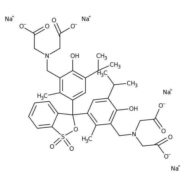 Methylthymol Blue sodium salt, C37H44N2N