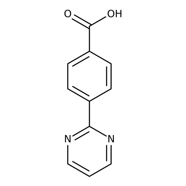 4-Pyrimidin-2-ylbenzoic acid, 97%, C11H8