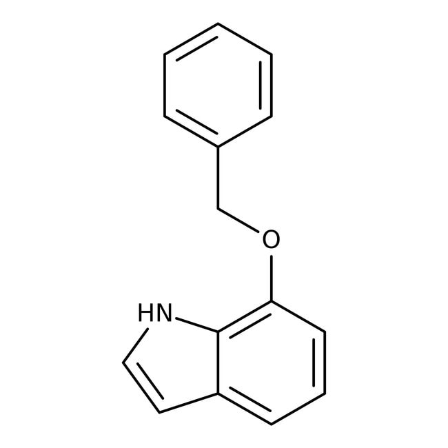 7-Benzyloxyindole, 98%, C15H13NO, CAS Nu