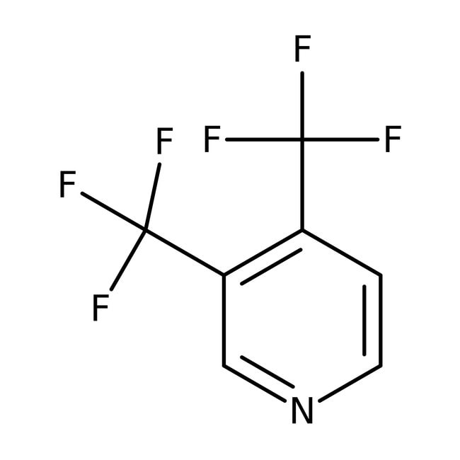 3,4-Bis(trifluoromethyl)pyridine, 96%, C