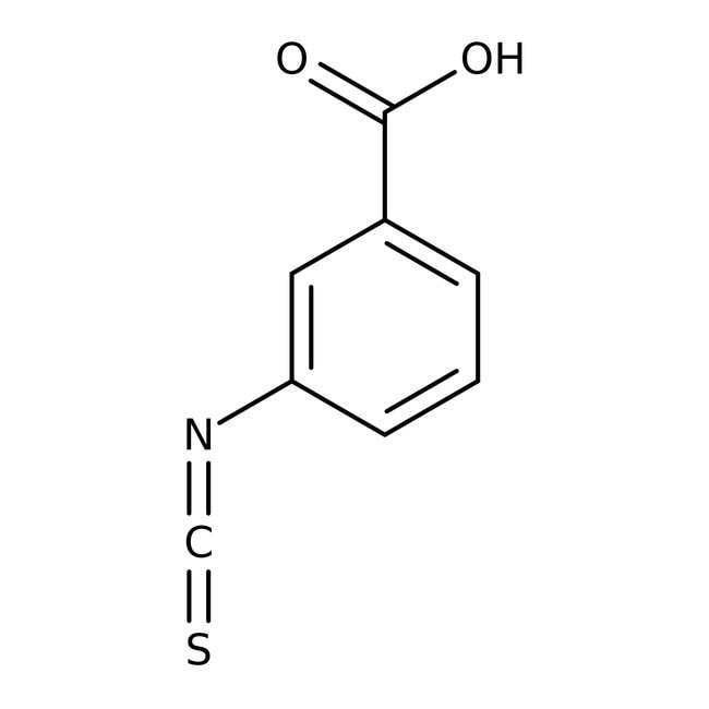 3-Carboxyphenyl isothiocyanate, 97%, C8H
