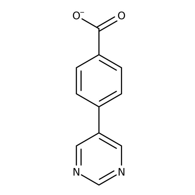 4-Pyrimidin-5-ylbenzoic acid, 97%, C11H8