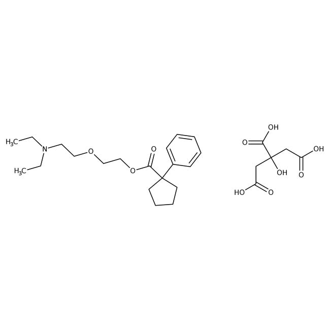 Carbetapentane citrate, C26H39NO10, CAS