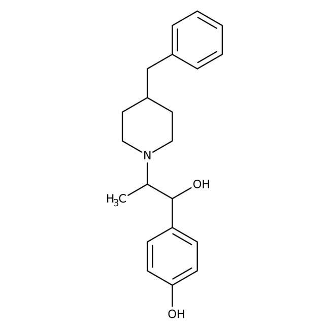 Ifenprodil hemitartrate, 99%, C21H27NO2,