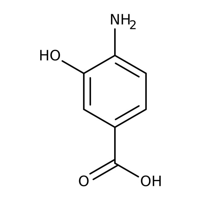 4-Amino-3-hydroxybenzoic acid, 98%, C7H7