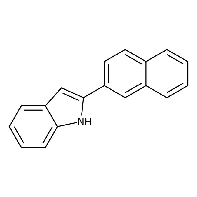 2-(2-Naphthyl)indole, 98%, C18H13N, CAS
