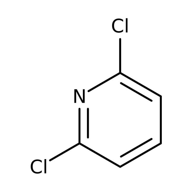 2,6-Dichloropyridine, 98%, C5H3Cl2N, CAS