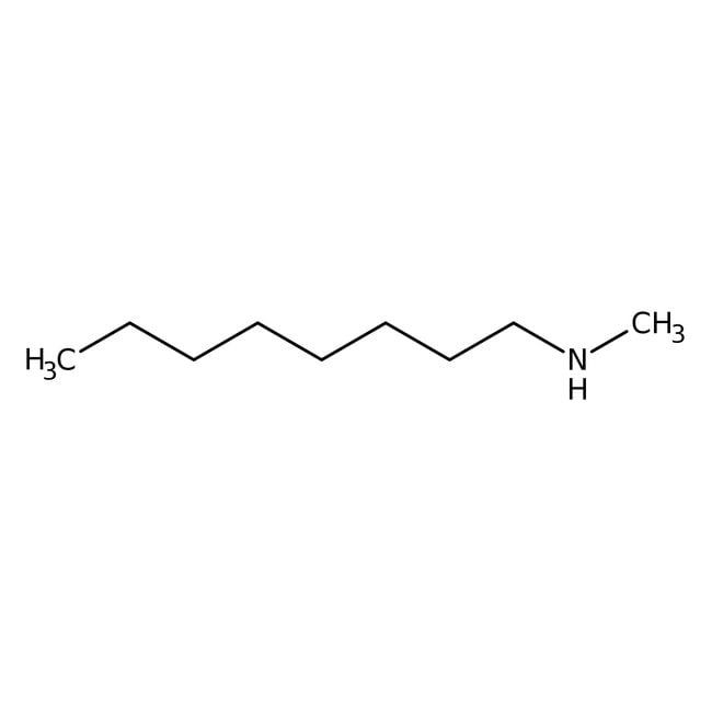 N-Methyl-n-octylamine, 98%, C9H21N, CAS