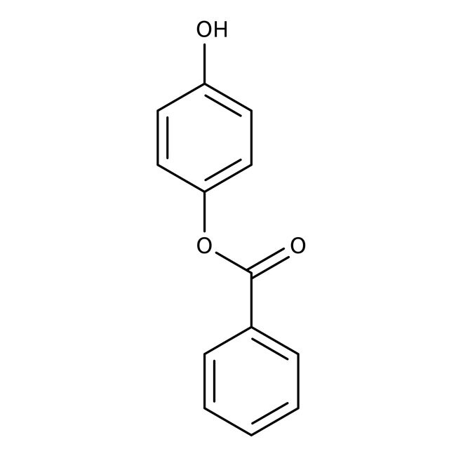 4-Hydroxyphenyl benzoate, 98%, C13H10O3,
