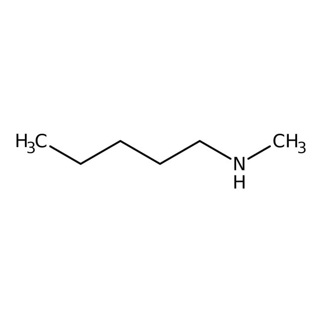 N-Methylpentylamine, 98%, C6H15N, CAS Nu