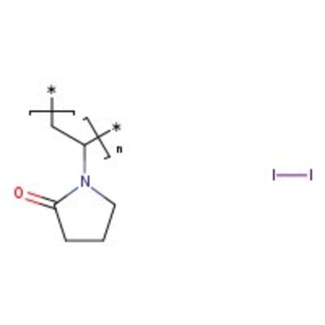 Polyvinylpyrrolidone-iodine complex, C6H