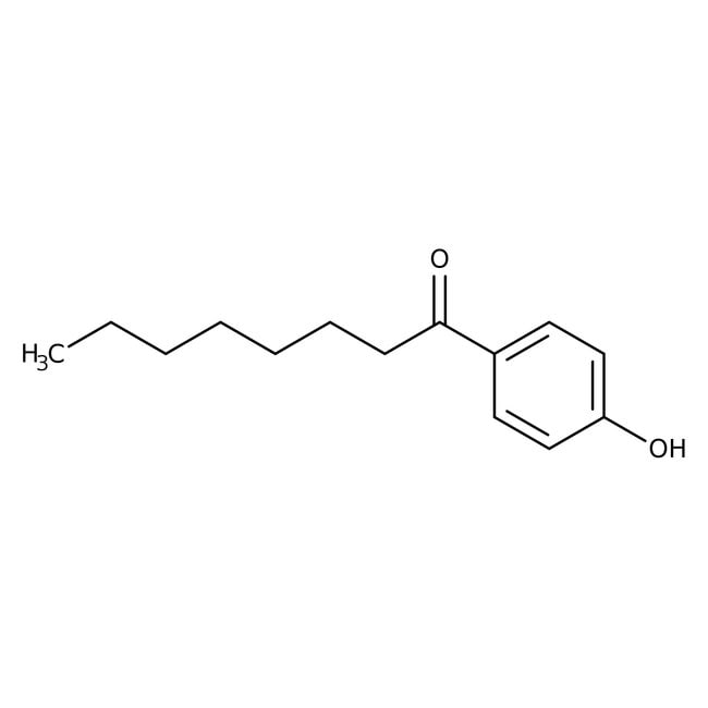 4'-Hydroxyoctanophenone, 99%, C14H20O2,