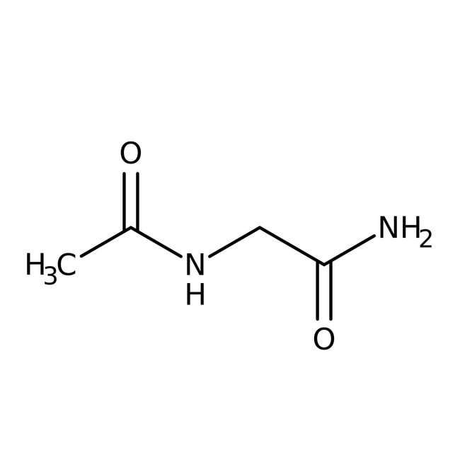 N-Acetylglycinamide, 97%, C4H8N2O2, CAS