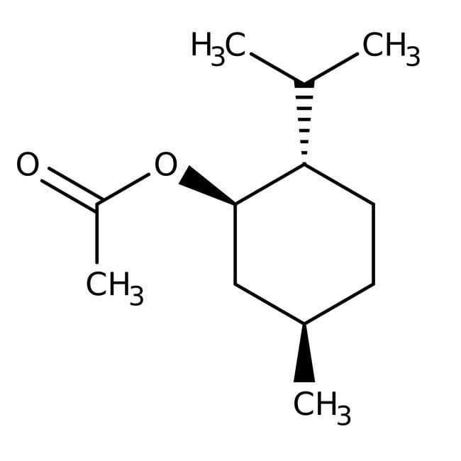 (1R)-(-)-Menthyl acetate, 98%, C12H22O2,