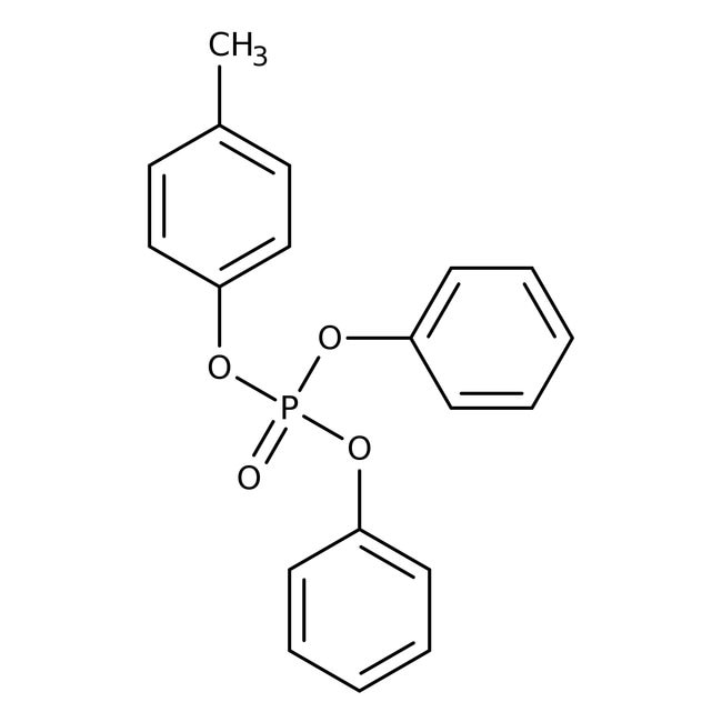 Diphenylmethylphenylphosphat, Isomerenge