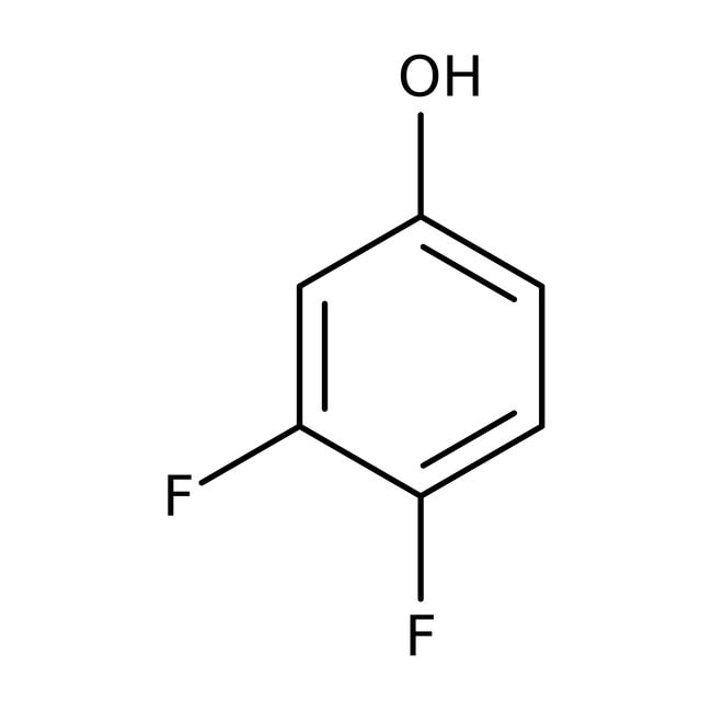 3,4-Difluorophenol, 98%, C6H4F2O, CAS Nu