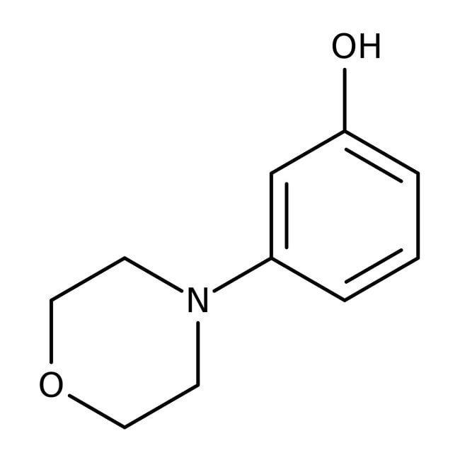 3-(4-Morpholinyl)phenol, 98%, C10H13NO2,