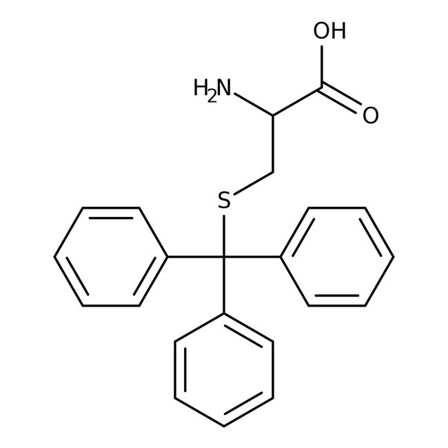 (+)-S-Trityl-L-cysteine, 97%, C22H21NO2S