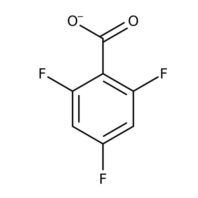2,4,6-Trifluorobenzoic acid, 98%, C7H3F3