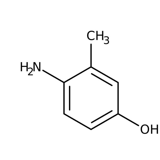 4-Amino-3-methylphenol, 98%, C7H9NO, CAS