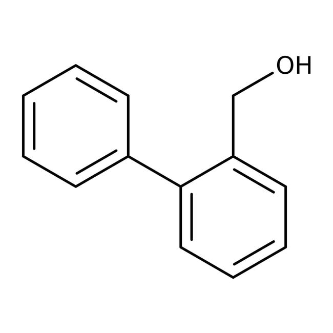 2-Biphenylmethanol, 98%, C13H12O, CAS Nu