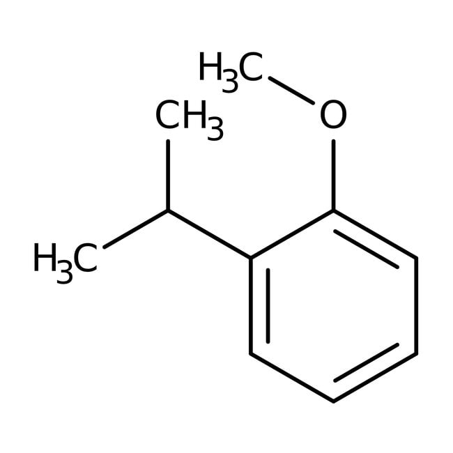 2-Isopropylanisole, 98%, C10H14O, CAS Nu