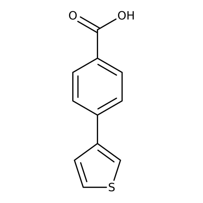 4-(3-Thienyl)benzoic acid, 97%, C11H8O2S