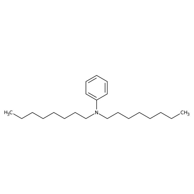 N,N-Di-n-octylaniline, 98%, C22H39N, CAS