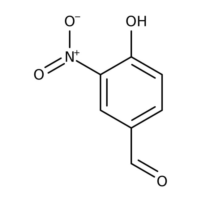 4-Hydroxy-3-nitrobenzaldehyde, 98%, C7H5