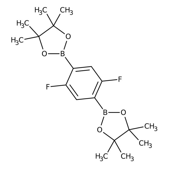 2,5-Difluorobenzene-1,4-diboronic acid b